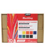 Pebeo Marbling Collection Set 10 x 45ml & Accessories