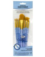Royal & Langnickel Crafter's Choice Oval Variety Brush Set 7pc