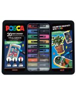 POSCA Paint Markers Pop Colours Collection Tin Set 20pc