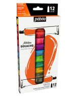 Pebeo Studio Gouache Paint Set 12 x 12ml