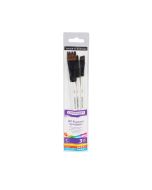 Daler Rowney Graduate All Purpose Synthetic Assorted Comb Brush Set of 3