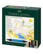 Faber-Castell Pitt Artist Pen Dual Marker Set of 20