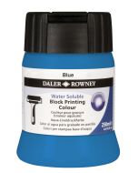 Daler Rowney Water Soluble Block Printing Colour, 250ml - Blue