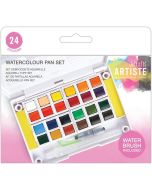 Docrafts Artiste Watercolour Pan Set 24 Colours