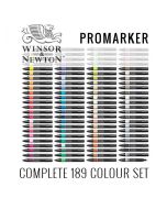 Winsor & Newton Promarker Complete Set of 189 Colours
