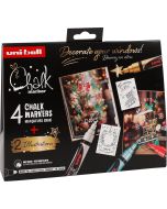 Uni-Ball Chalk Markers Traditional Christmas Set #1