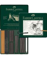 Faber-Castell Pitt Charcoal Tin 24pc