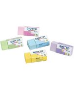 Giotto Mini Erasers Pack of 5 Pastel Colours