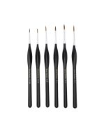 Major Brushes Triangular Grip Model Painting Brush Set of 6