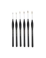 Major Brushes Triangular Grip Detail Brush Set of 6