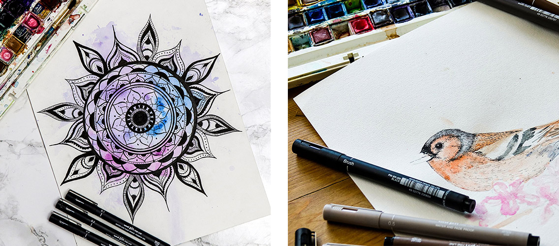 Try zentangle-inspired art with PIN pens - uni-ball Germany